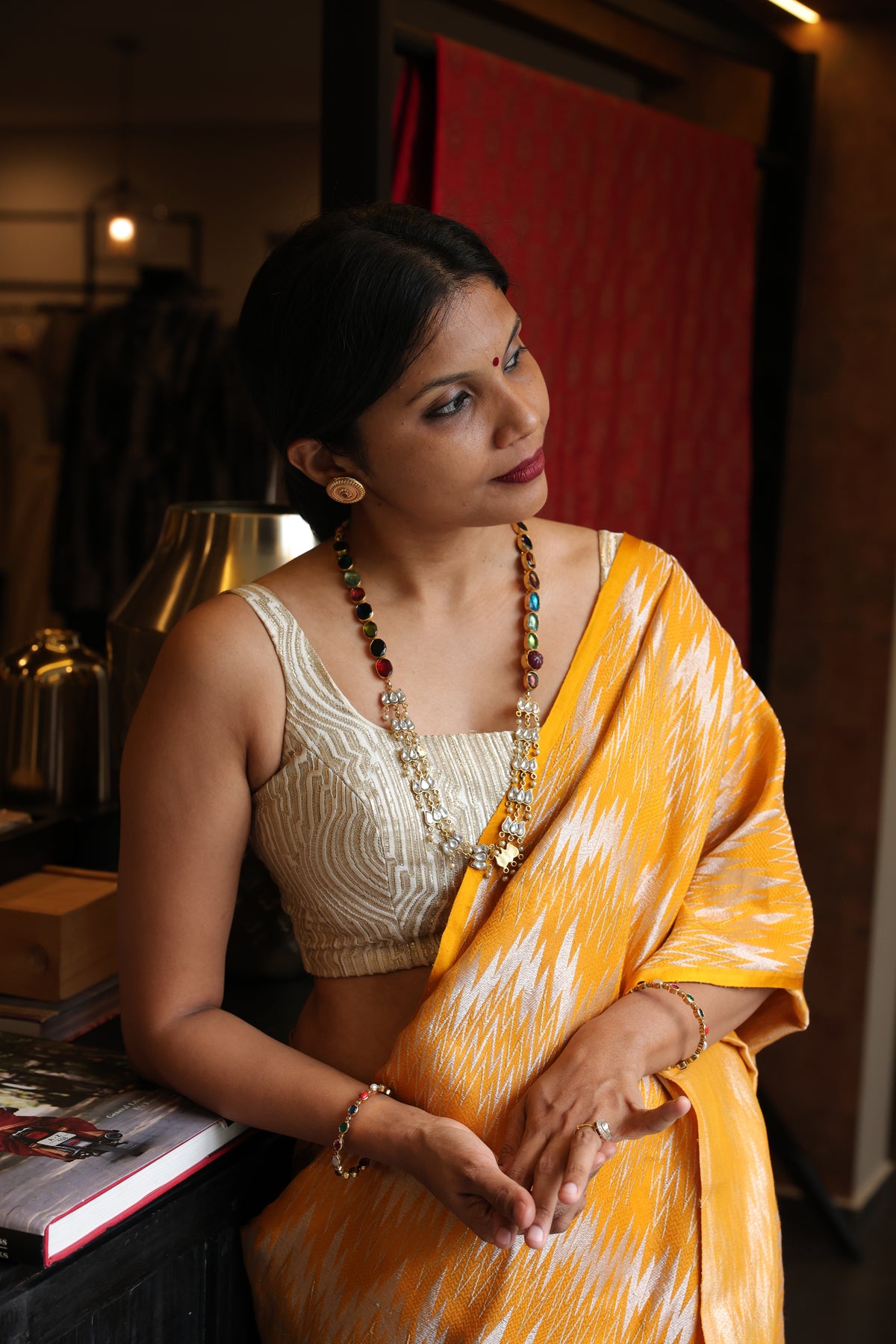 MUSTARD SAREE