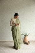 SAGE WHISPER ORGANZA SAREE