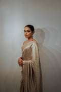 Brocade Saree with Embellished Borders