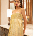 GOLD BROCADE DRESS